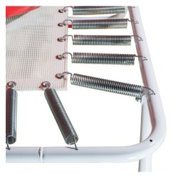 Mini trampolino Gymnova quadrato con molle d'acciaio