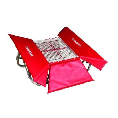 Mini trampolino Gymnova quadrato con molle d'acciaio