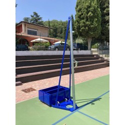 Impianto pallavolo a traliccio trasportabile con portazavorra