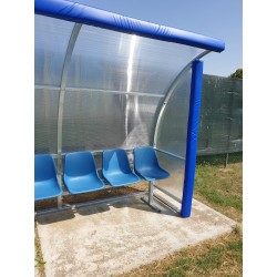 protezione antiurto per panchina calcio modulo da mt 1 con velcro