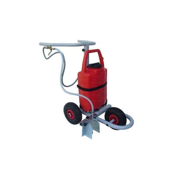 carrello segnacampo elettrico a vernice ecologica