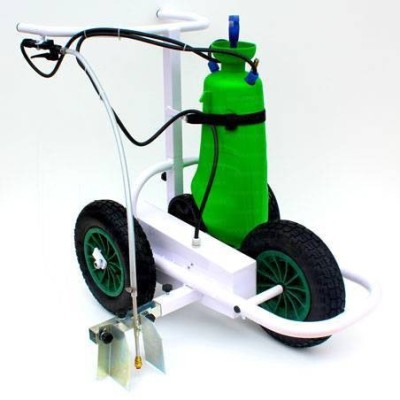 carrello segnacampo a spruzzo a vernice ecologica