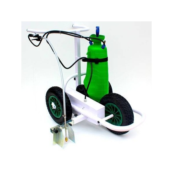 carrello segnacampo a spruzzo a vernice ecologica
