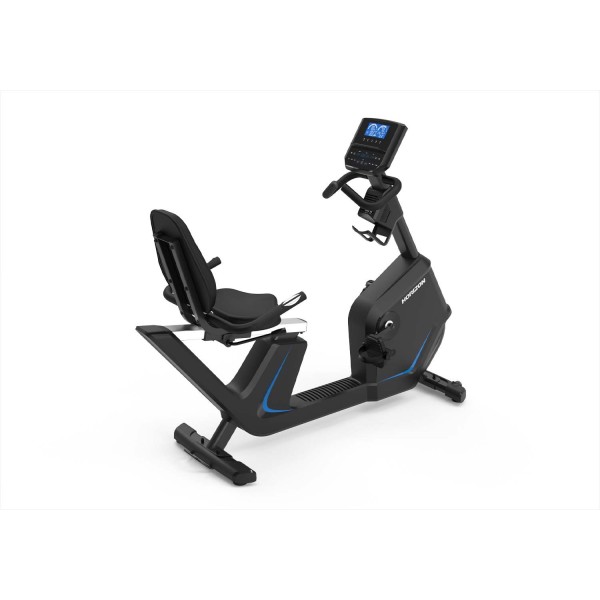 Cyclette orizzontale Horizon 5.0R Recumbent Bike con doppio display LCD e seduta ergonomica ventilata