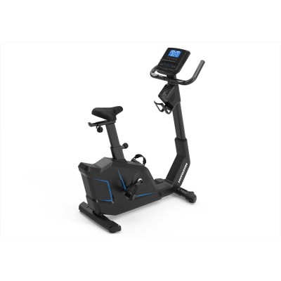 Cyclette verticale Horizon 5.0U con doppio display LCD, sedile ergonomico