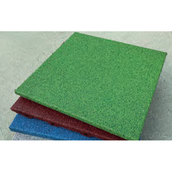 Pavimentazione in SBR cm 100x100 spess. 4-5,5 cm azzurro nero grigio