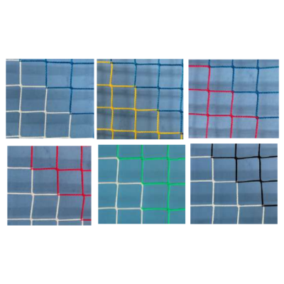 Coppia reti calcetto mt 3x2 COLORATE mm 5