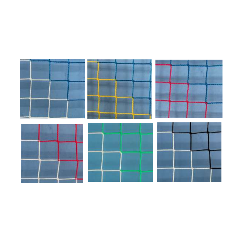 Reti COLORATE per porte Calcio tipo inglese mm 5