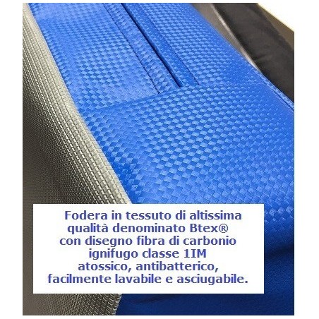 Fodera materasso da ginnastica cm 200x400x50 taglio 45°