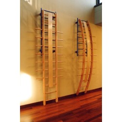 Scala dritta in legno