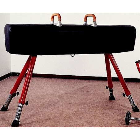 Cavallo con maniglie in similpelle