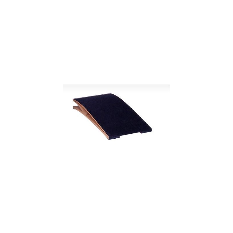Pedana elastica tipo Reuther con piano in legno ricoperto in gomma 