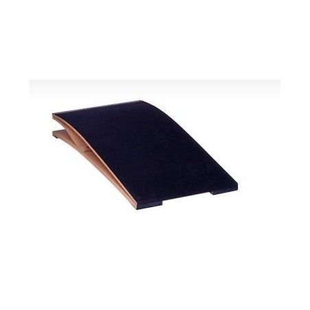 Pedana elastica tipo Reuther con piano in legno ricoperto in gomma 