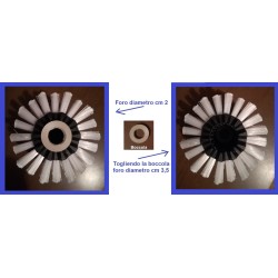 Spazzola di ricambio per carrello segnacampo a gesso