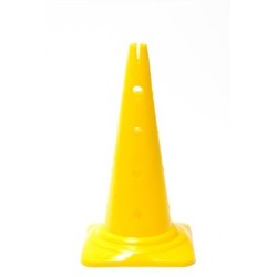 Cono ginnastica a 16 fori in pvc altezza cm 50 Cono ginnastica a 16 fori in pvc altezza cm 50