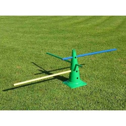 Cono ginnastica a 16 fori in pvc altezza cm 50 Cono ginnastica a 16 fori in pvc altezza cm 50