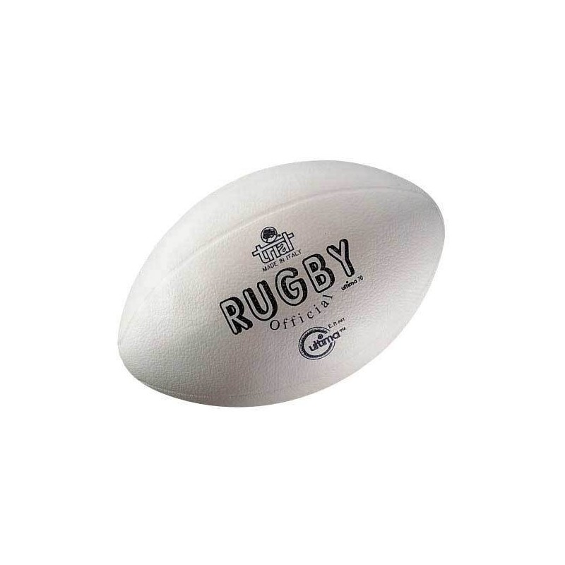 Pallone Rugby TRIAL ULTIMA 70 in gomma soft antritrauma