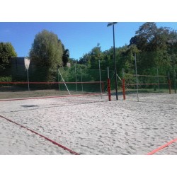 Impianto beach volley e beach tennis in acciaio zincato Impianto beach volley e beach tennis in acciaio zincato