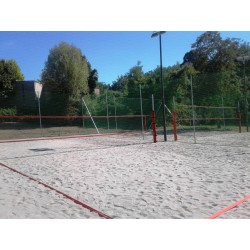 Impianto beach volley e beach tennis in acciaio zincato 