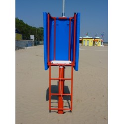 Seggiolone palchetto arbitro beach volley monopalo