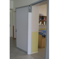 Salvadita per porte non smontabile - colore bianco