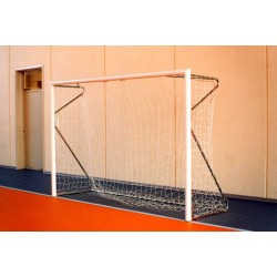 Porte da calcetto mt 3x2 in acciaio fisse con bussole