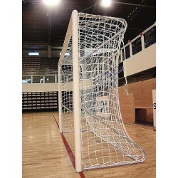 Porte da calcetto mt 3x2 in alluminio fisse con bussole