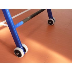 Palchetto arbitro pallavolo in piedi chiudibile con ruote