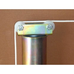 Impianto pallavolo monotubo a norme FIPAV in acciaio diam. mm 70