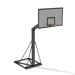 Impianto basket monotubo bloccaggio a terra da interno Impianto basket monotubo bloccaggio a terra da interno