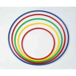 Cerchio ginnastica in pvc colorato norme F.I.G  sezione tubolare DIAM 60 cm