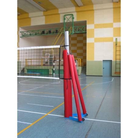 Protezioni pallavolo impianto a traliccio in alluminio 
