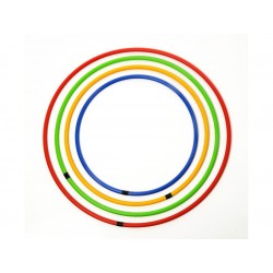 Kit 10 Cerchi in polietilene colorato sez tubolare cm 60