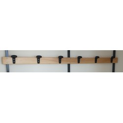 appendiabiti a parete mt.2 con 6 grucce in pvc appendiabiti a parete mt.2 con 6 grucce in pvc