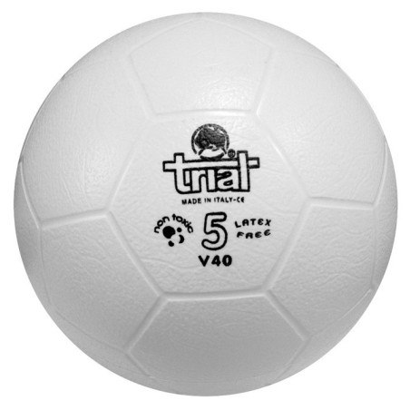 pallone calcio trial misura 5 in gomma antitrauma
