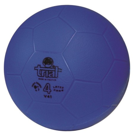 pallone calcetto trial misura 4 in gomma sintetica antitrauma