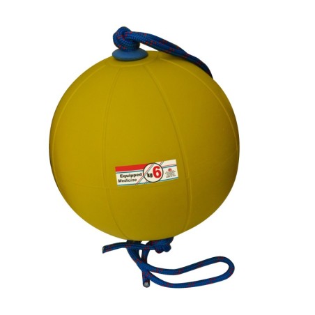 palla medica attrezzata trial kg 6 per ginnastica