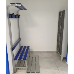 panca spogliatoio alluminio e pvc completa mt. 1 panca spogliatoio alluminio e pvc completa mt. 1