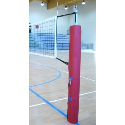 Impianto pallavolo a norme F.I.V.B. con periscopio monotubo in alluminio 