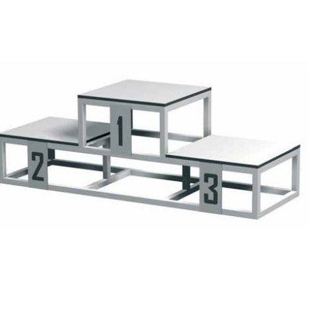 podio vincitori a 3 gradini numerati