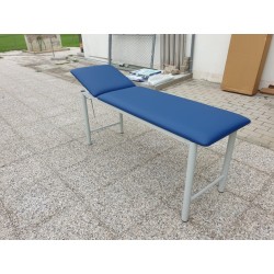 lettino imbottito testiera inclinabile verniciato