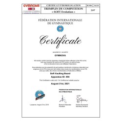 pedana elastica gymnova omologata EVOLUTION soft