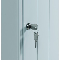 Armadietto spogliatoio sovrapposto 6 vani cm 120x50x175 con zoccolo