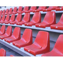 Seduta Stadio calcio con schienale M2008 profondità mm 350