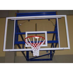 Tabellone basket regolamentare cm 180x105 in plexiglass con telaio